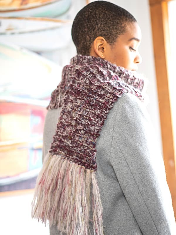 Cozy scarf "Camilla" - knitting pattern for beginners