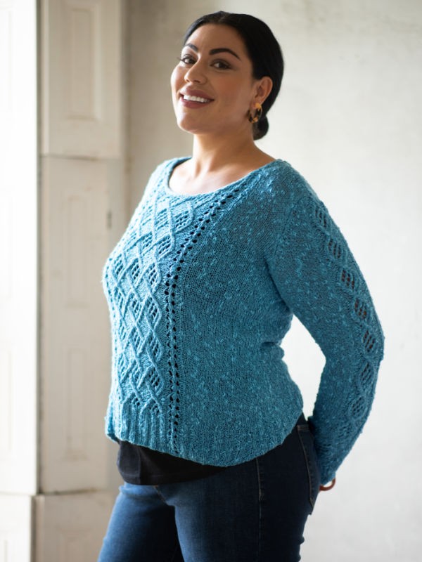 Knit sweater Hero. Free pattern to download.