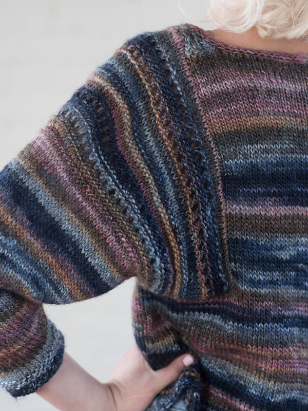 Adults pullover Marley. Free knitting written pattern (ballet neck). 4