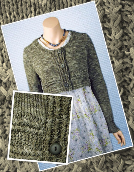 Women's cardigan Bantam. Free downloadable knitting pattern.